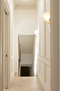 Victorian Terrace hallway and skylight Renovations Paddington