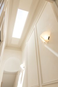 Victorian Terrace hallway and skylight Renovations Paddington